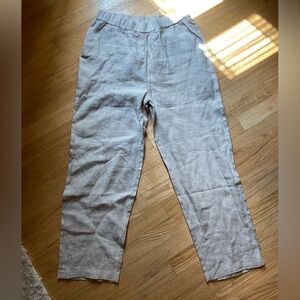 Quince 100% linen flax pants
